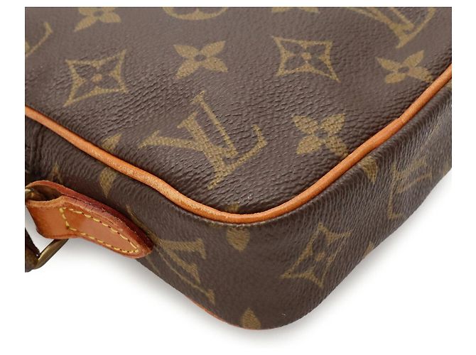 Bolso de hombro / Neceser Louis Vuitton Monogram Mini Danube Castaño Monograma - vista 4