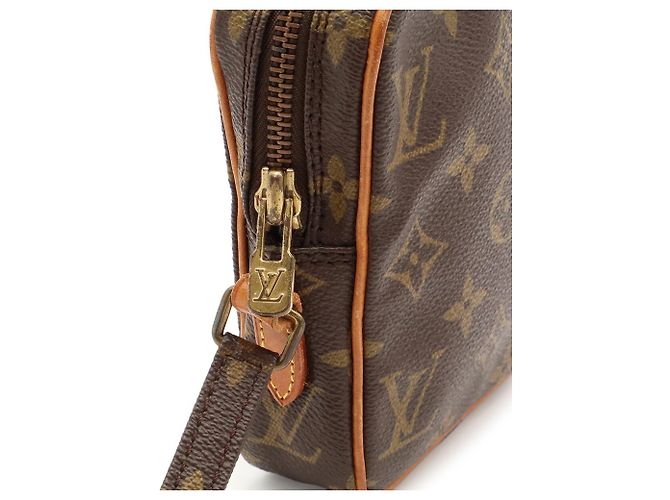 Bolso de hombro / Neceser Louis Vuitton Monogram Mini Danube Castaño Monograma - vista 6