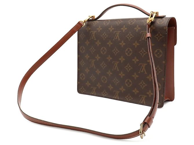 Louis Vuitton Monogram Monceau 28 Handtasche Braun Monogramm - Ansicht 3