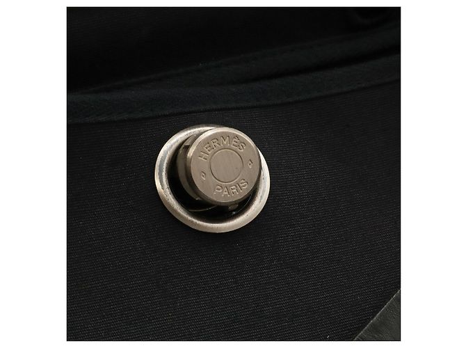 Hermès Borsa a mano e a tracolla HERMES Herbag MM Nero - vista 8