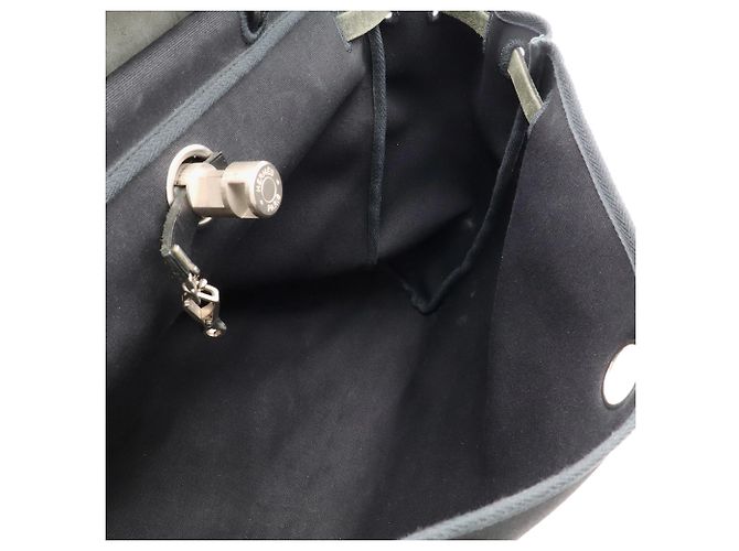 Hermès Borsa a mano e a tracolla HERMES Herbag MM Nero - vista 9