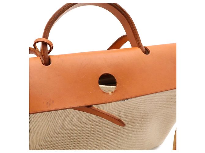 Hermès Borsa a mano/Borsa a tracolla Hermes Herbag PM Nero - vista 7