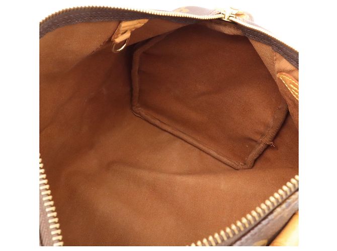 Borsa Louis Vuitton Monogram Speedy 30 Marrone Bianco Monogramma - vista 8