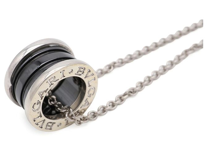 Bulgari Collar Bvlgari B-zero1 Save the Children Negro Plata - vista 4
