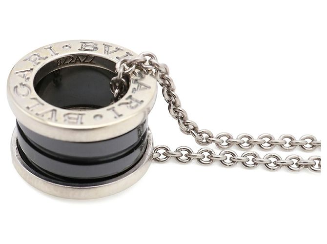 Bulgari Collar Bvlgari B-zero1 Save the Children Negro Plata - vista 5