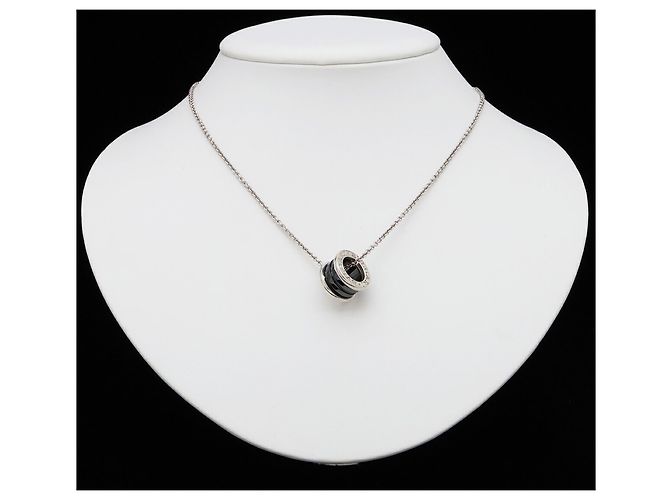 Bulgari Collar Bvlgari B-zero1 Save the Children Negro Plata - vista 7