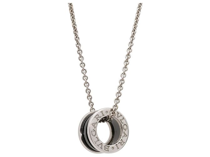Bulgari Collar Bvlgari B-zero1 Save the Children Negro Plata - vista 2