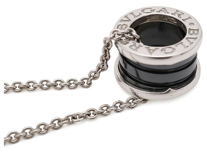 Bulgari Collar Bvlgari B-zero1 Save the Children Negro Plata - vista 5