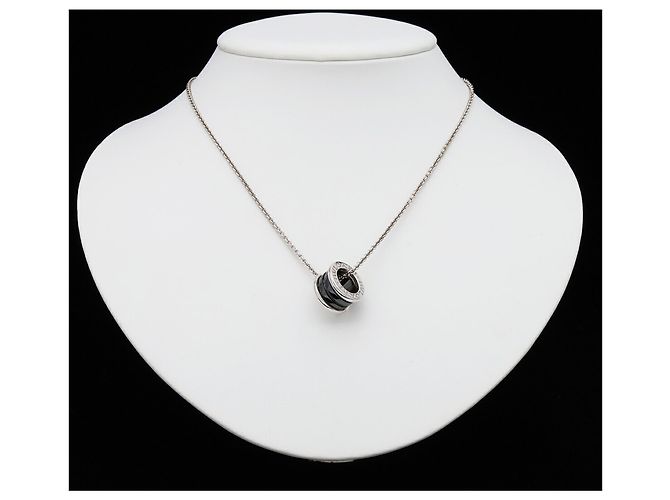 Bulgari Collar Bvlgari B-zero1 Save the Children Negro Plata - vista 7