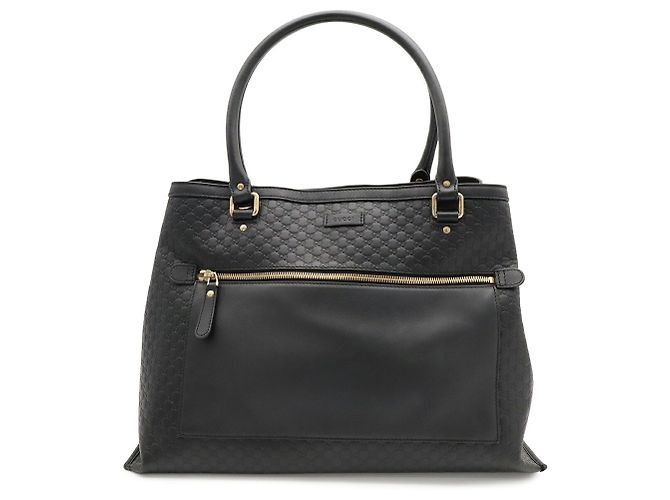 Borsa Tote GUCCI Microguccissima Nero Giallo - vista 2