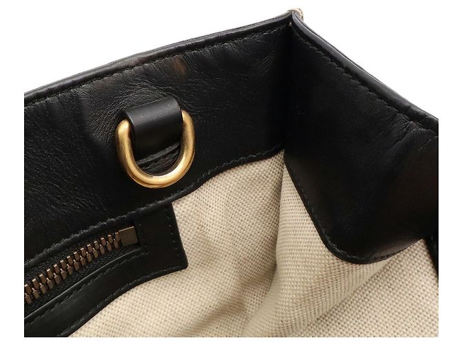 Borsa Tote Gucci GG Supreme Tiger Nero Beige Cachi - vista 8