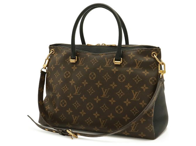 Borsa a mano Louis Vuitton Monogram Pallas Tote Bag Nero Monogramma - vista 3