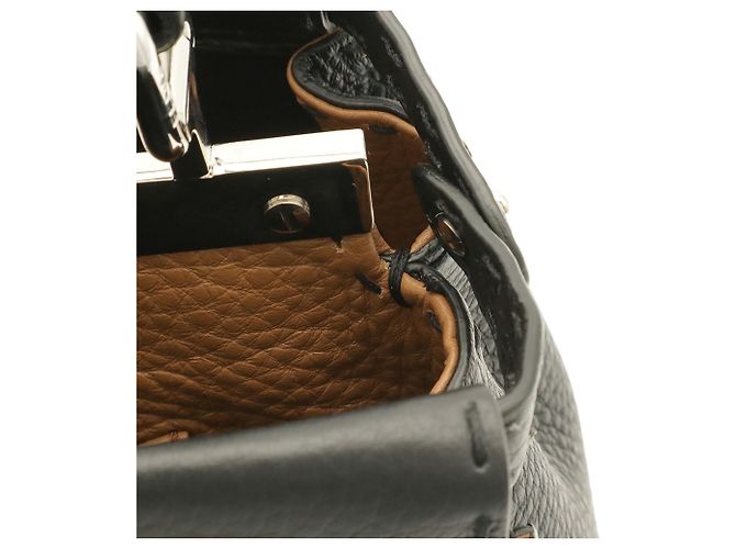 Borsa Fendi Mini Peekaboo Nero - vista 8