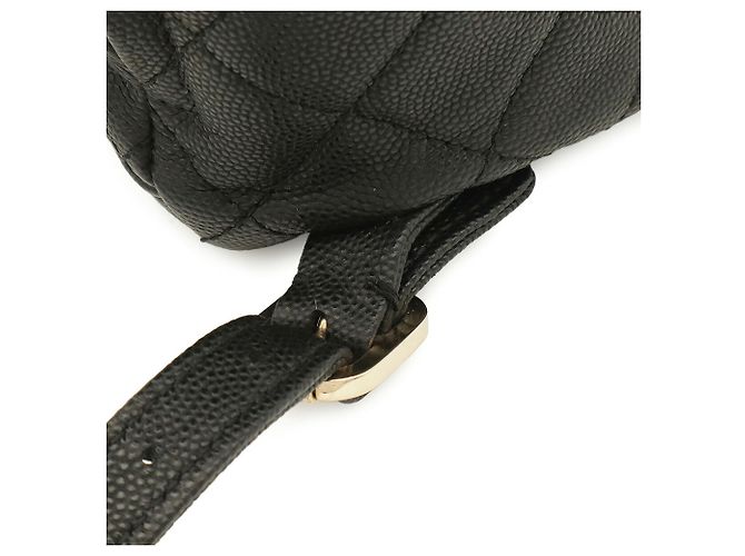 Chanel CC Filigree Coco Mark Backpack Black - view 5