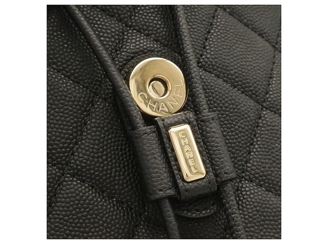 Chanel CC Filigree Coco Mark Backpack Black - view 6