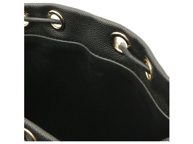 Chanel CC Filigree Coco Mark Backpack Black - view 8