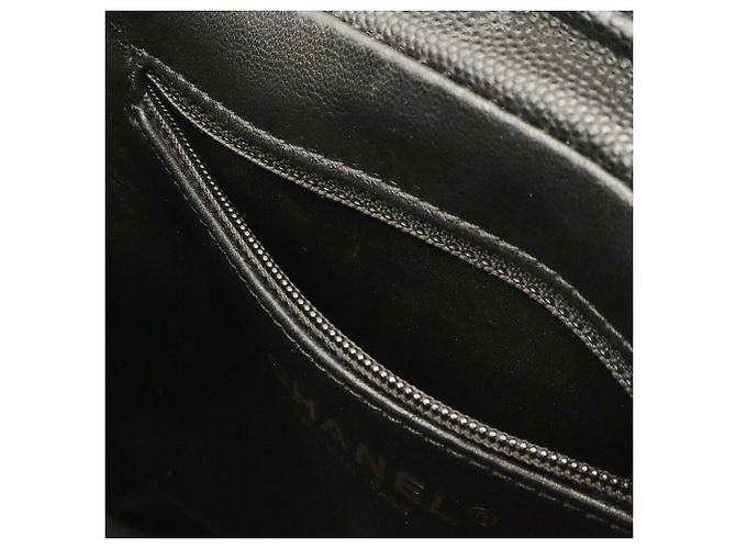 Chanel CC Filigree Coco Mark Backpack Black - view 9
