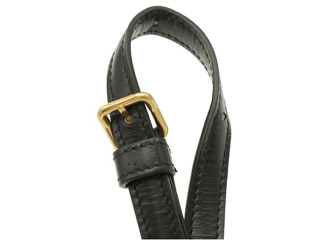 Céline Bolsa de Ombro Celine Triomphe Mini Buzas Preto - vista 7