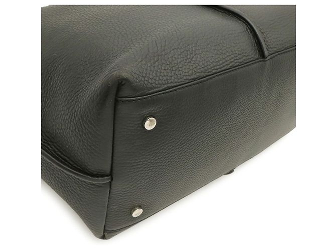 Borsa tote Tod's Joy in pelle nera blu beige Nero - vista 4