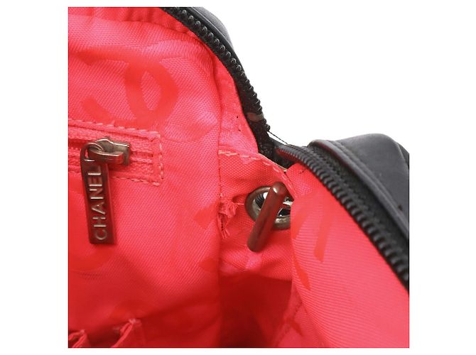 Chanel Cambon Line Medium Pochette Schultertasche Schwarz Weiß - Ansicht 8