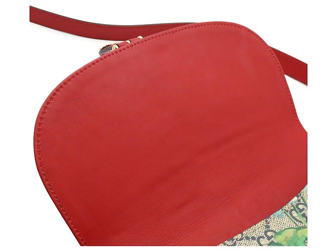 Borsa a tracolla/Pochette Gucci GG Blooms Supreme Rosso Blu Multicolore Beige - vista 8