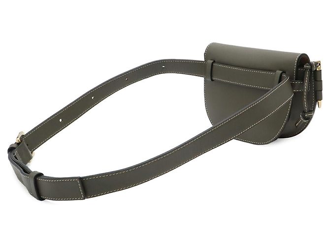Bolso riñonera Loewe Mini Gate Caqui - vista 3