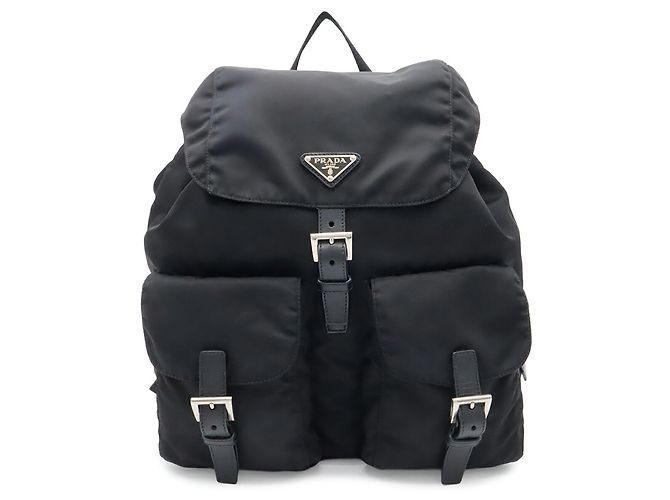 Mochila Prada Triangle Negro - vista 2