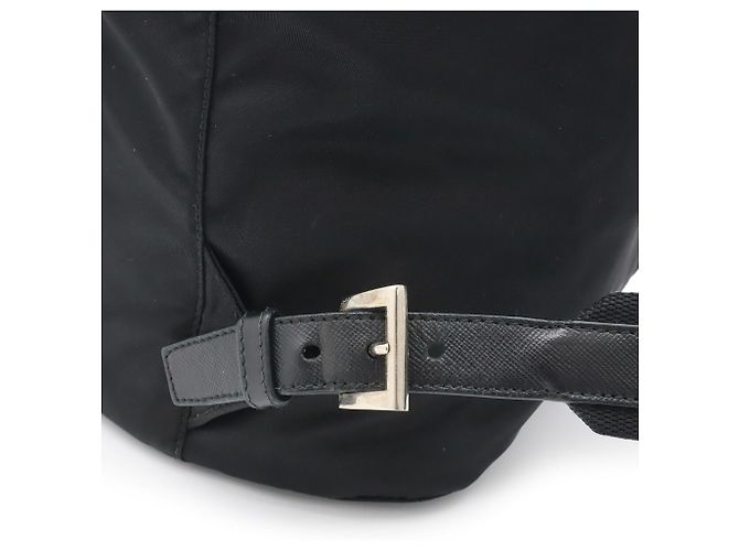 Mochila Prada Triangle Negro - vista 6