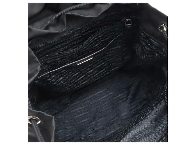 Mochila Prada Triangle Negro - vista 7