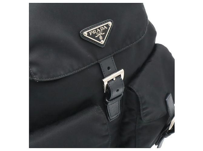 Mochila Prada Triangle Negro - vista 8