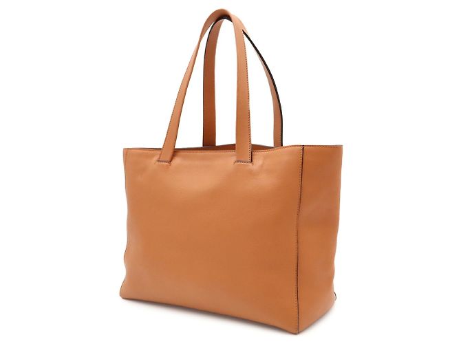 Loewe East West Shopper Tote Bag Gelb Hellbraun Kamel - Ansicht 3