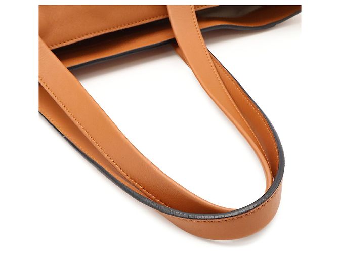 Loewe East West Shopper Tote Bag Gelb Hellbraun Kamel - Ansicht 5