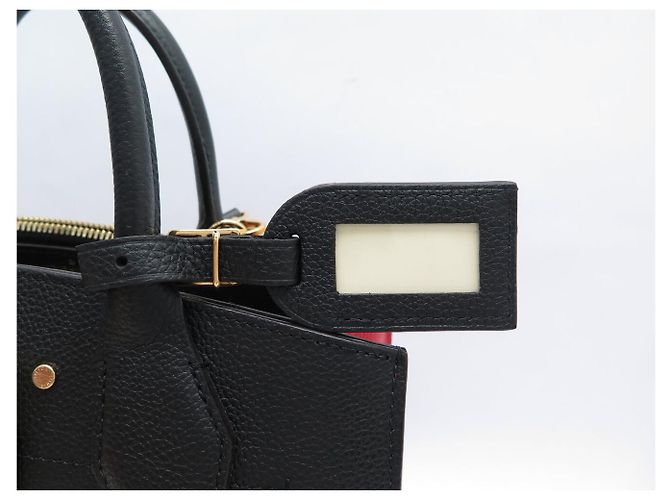 City Steamer BORSA A MANO LOUIS VUITTON STEAMER PM M54868 PELLE NERO ROSSO CON TRACOLLA - vista 10