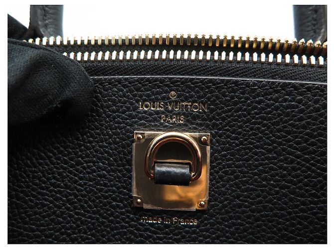 City Steamer BORSA A MANO LOUIS VUITTON STEAMER PM M54868 PELLE NERO ROSSO CON TRACOLLA - vista 12