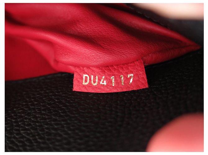 City Steamer BORSA A MANO LOUIS VUITTON STEAMER PM M54868 PELLE NERO ROSSO CON TRACOLLA - vista 17