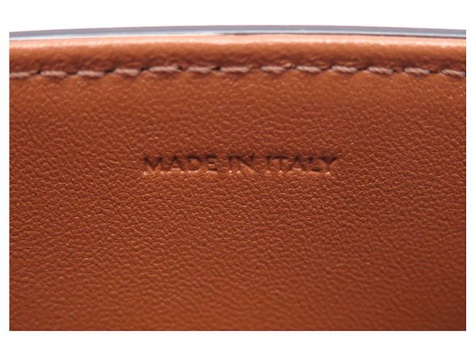 Céline NUOVA BORSA A MANO CELINE TRIOMPHE TEEN 188882 CANVAS VITELLO TAN BORSA A TRACCOLLA Marrone - vista 13