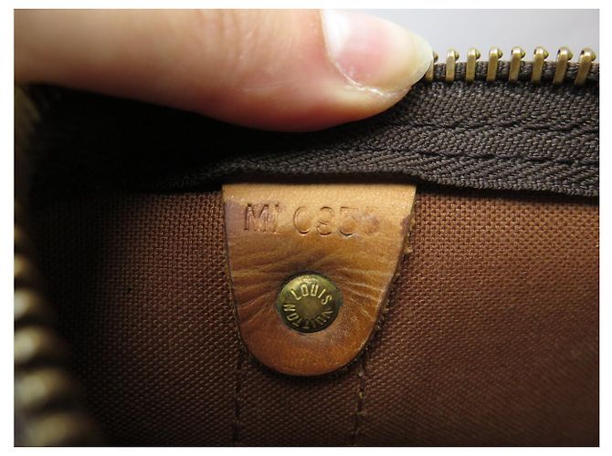 BORSA DA VIAGGIO A MANO VINTAGE LOUIS VUITTON KEEPALL 55 TOILE MONOGRAM Marrone - vista 11