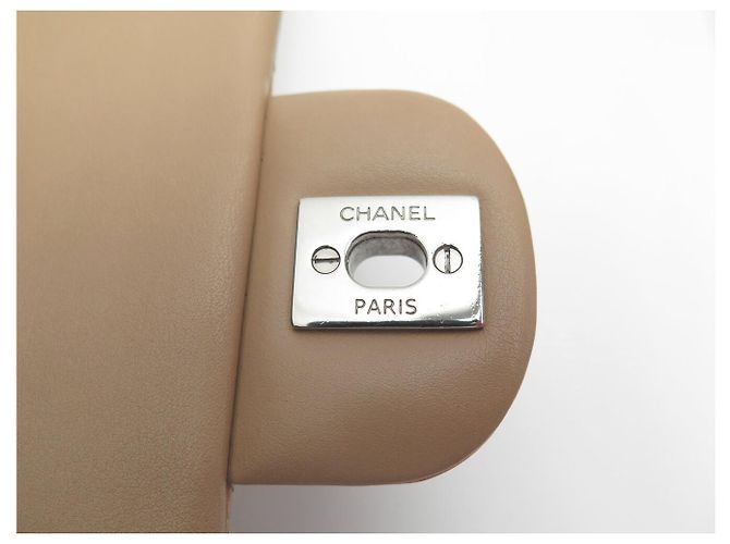 BORSA A MANO CHANEL MINI CLASSIQUE TIMELESS IN PELLE LACCA CAMEL LEATHER BAG Cammello - vista 11