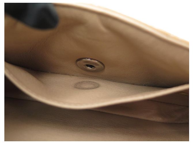 BORSA A MANO CHANEL MINI CLASSIQUE TIMELESS IN PELLE LACCA CAMEL LEATHER BAG Cammello - vista 9
