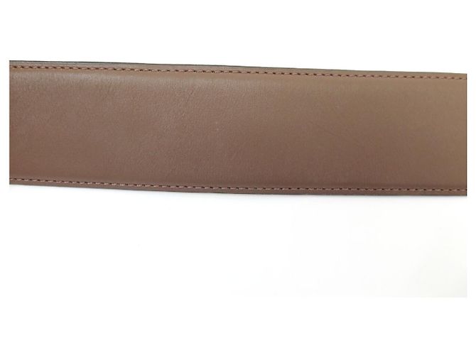 Alaïa ALAIA BREITER GÜRTEL T70 A 74 CM BRAUNES LEDER - Ansicht 10