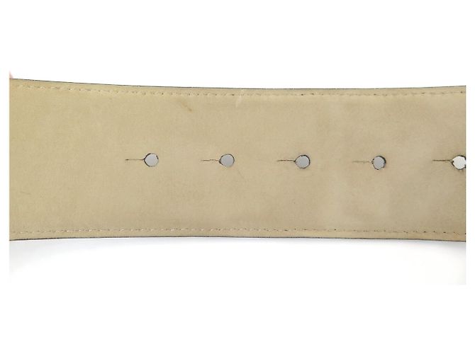 Alaïa ALAIA BREITER GÜRTEL T70 A 74 CM BRAUNES LEDER - Ansicht 11