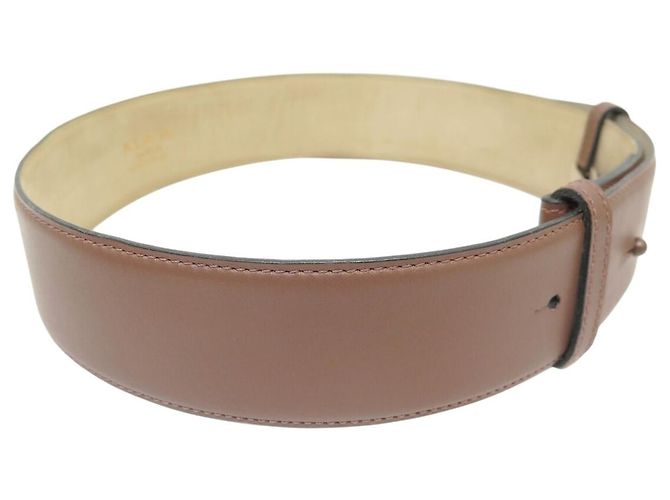 Alaïa ALAIA BREITER GÜRTEL T70 A 74 CM BRAUNES LEDER - Ansicht 4
