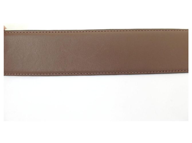 Alaïa ALAIA BREITER GÜRTEL T70 A 74 CM BRAUNES LEDER - Ansicht 9