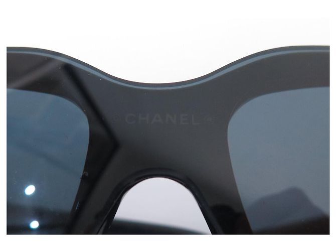GAFAS DE SOL CHANEL 6012 NUEVAS MÁSCARA NEGRA CAJA ESTUCHE SUNGLASSES MASK Negro - vista 11