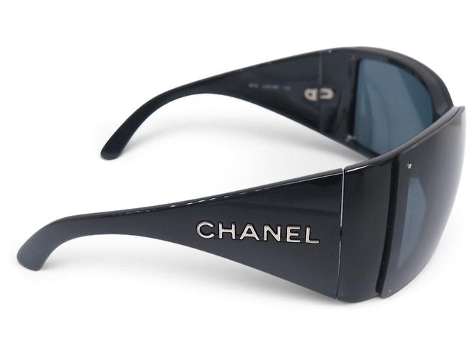 GAFAS DE SOL CHANEL 6012 NUEVAS MÁSCARA NEGRA CAJA ESTUCHE SUNGLASSES MASK Negro - vista 4