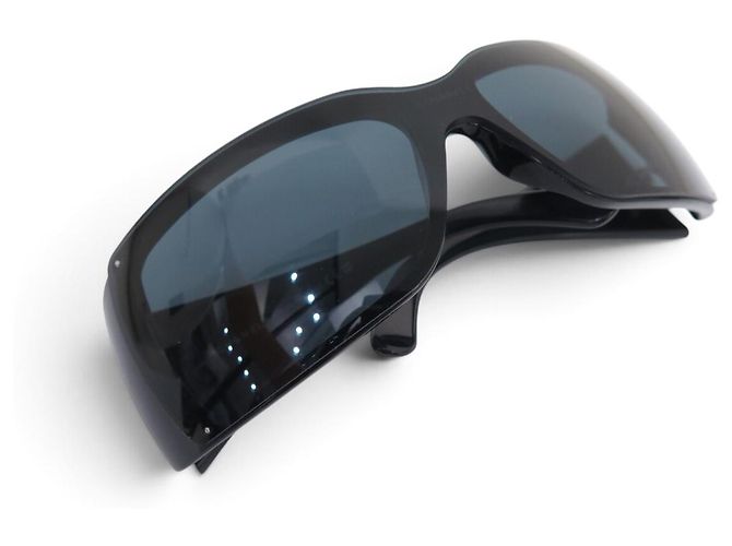 GAFAS DE SOL CHANEL 6012 NUEVAS MÁSCARA NEGRA CAJA ESTUCHE SUNGLASSES MASK Negro - vista 5