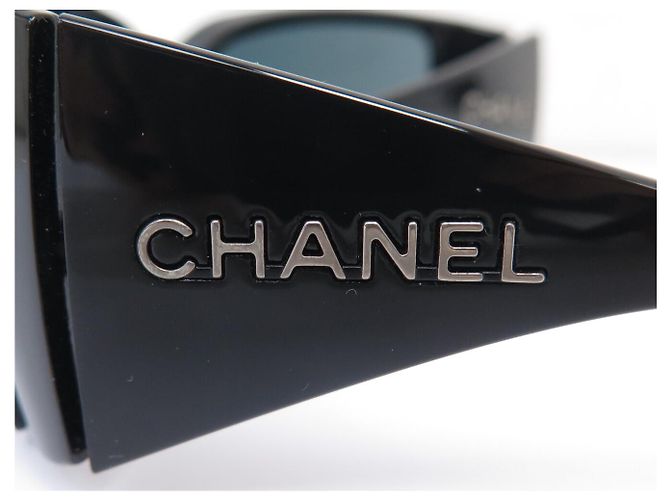 GAFAS DE SOL CHANEL 6012 NUEVAS MÁSCARA NEGRA CAJA ESTUCHE SUNGLASSES MASK Negro - vista 6