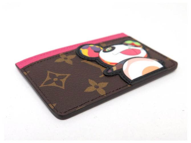 NEU LOUIS VUITTON X MURAKAMI MONOGRAM PANDA M13439 KARTENETUI Braun - Ansicht 3