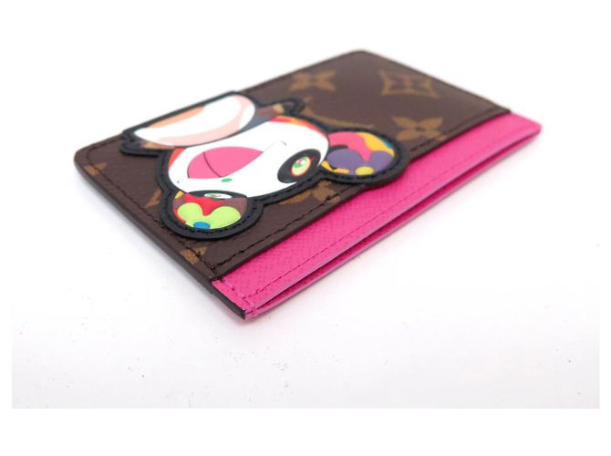 NEU LOUIS VUITTON X MURAKAMI MONOGRAM PANDA M13439 KARTENETUI Braun - Ansicht 4