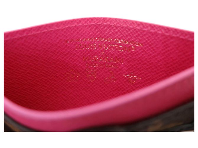 NEU LOUIS VUITTON X MURAKAMI MONOGRAM PANDA M13439 KARTENETUI Braun - Ansicht 6